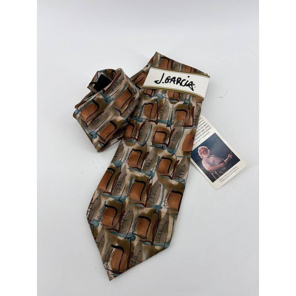 Jerry Garcia 2000 Vintage New York NY Collection Forty-Two Tie, NWT